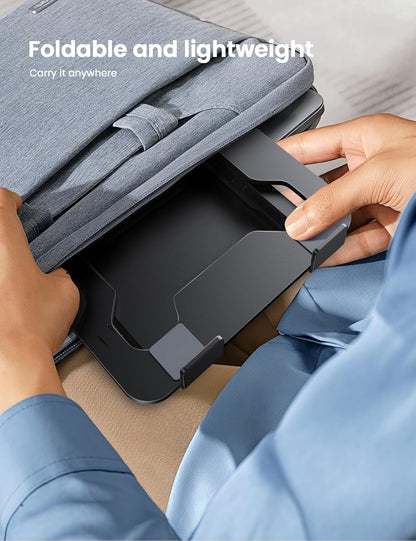 Adjustable Laptop Stand for Desk, Portable Airflow Laptop Riser Holder