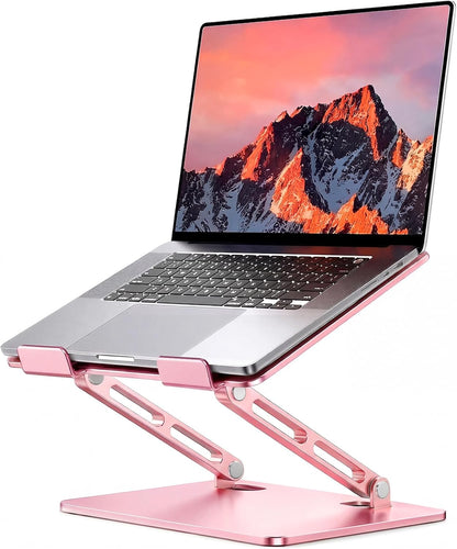 Adjustable Laptop Stand for Desk, Portable Airflow Laptop Riser Holder