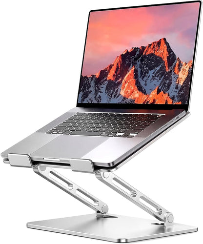 Adjustable Laptop Stand for Desk, Portable Airflow Laptop Riser Holder