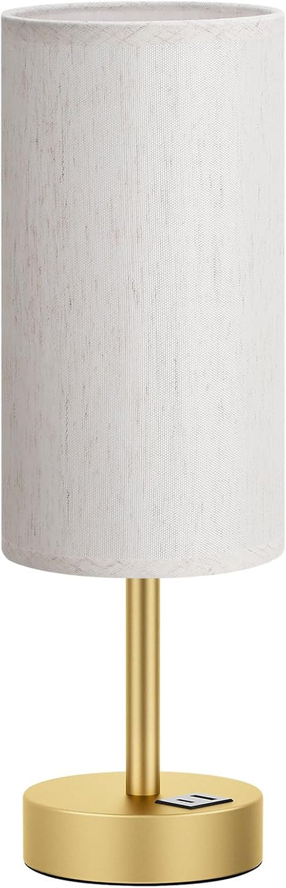 Dicoool Bedside Table Lamp for Bedroom - 3-Way Dimmable Touch Lamp, USB A+C