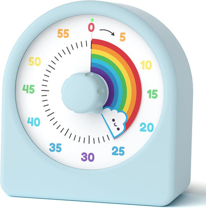 LIORQUE Visual Timer for Kids with Pause Function and Protective Case