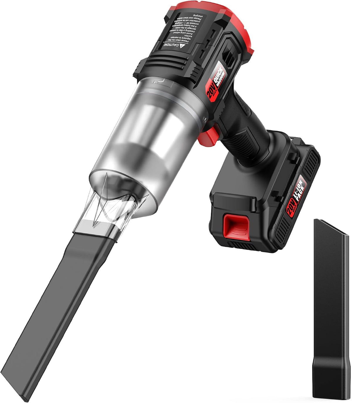 Cordless, 35000PA Strong Suction Handheld Vacuum with 2 Detachable Batteries, 60Min Runtime Portable Vacuum Cleaner for Car Detailing, Pet Hair, Home Couch & Office, 350ML XL Dust Cup