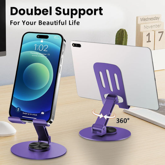 Universal Metal Cell Phone Stand, Purple
