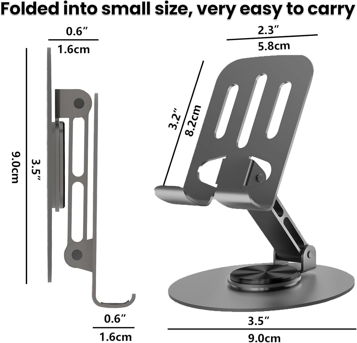 Universal Metal Cell Phone Stand, Purple