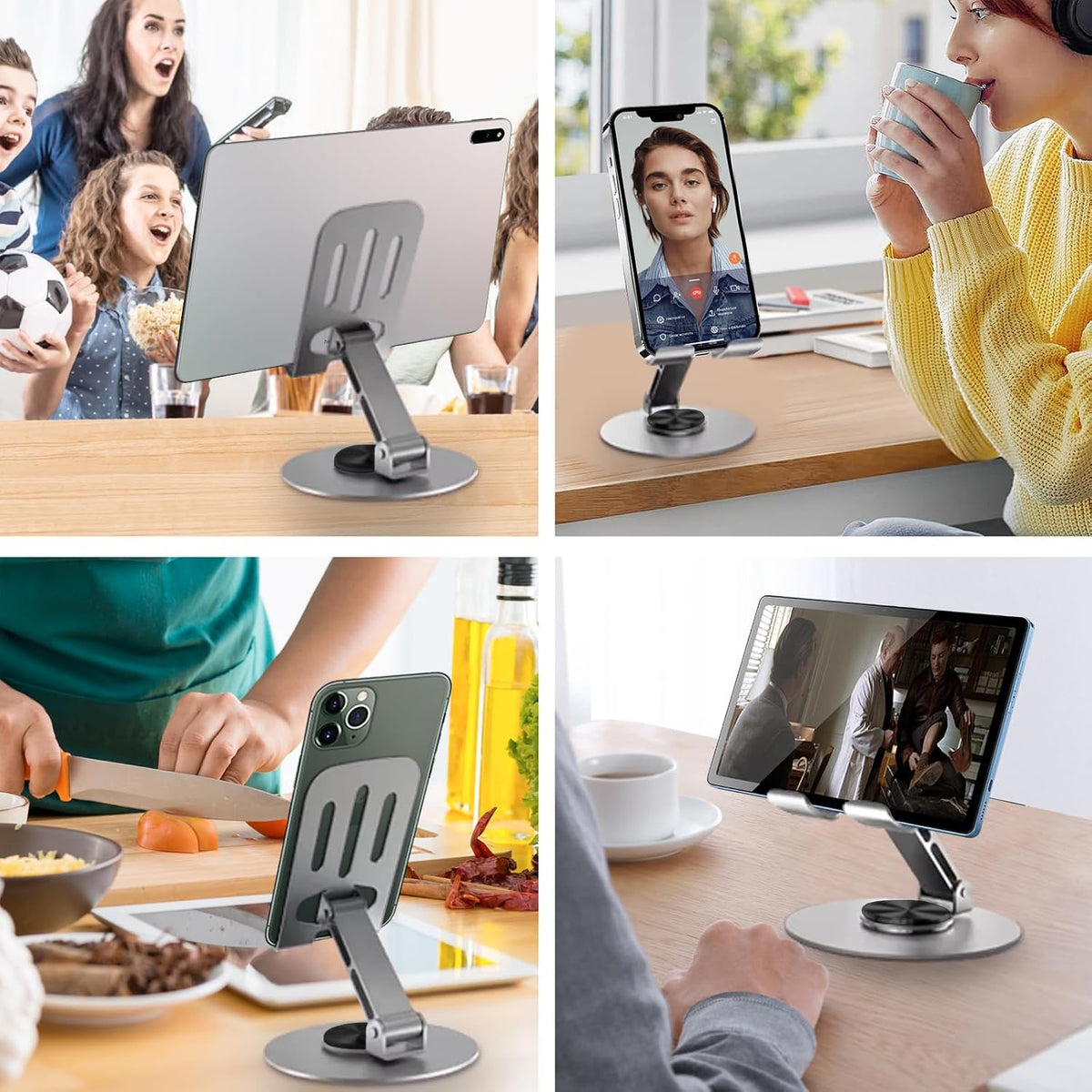 Universal Metal Cell Phone Stand, Purple