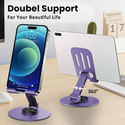 Universal Metal Cell Phone Stand, Purple