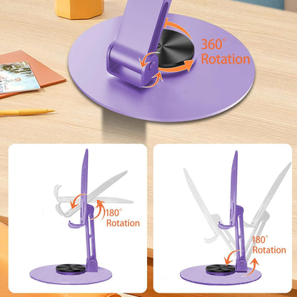 Universal Metal Cell Phone Stand, Purple