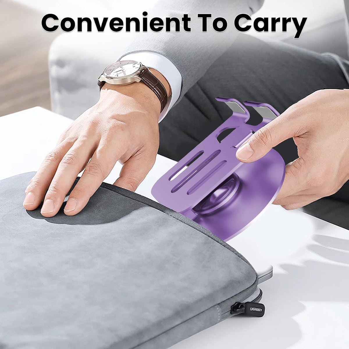 Universal Metal Cell Phone Stand, Purple