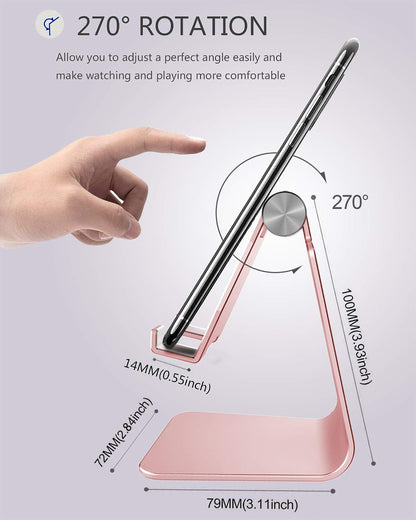 CreaDream Aluminum , Adjustable Phone Holder for Desk