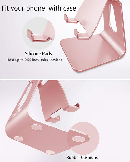 CreaDream Aluminum , Adjustable Phone Holder for Desk