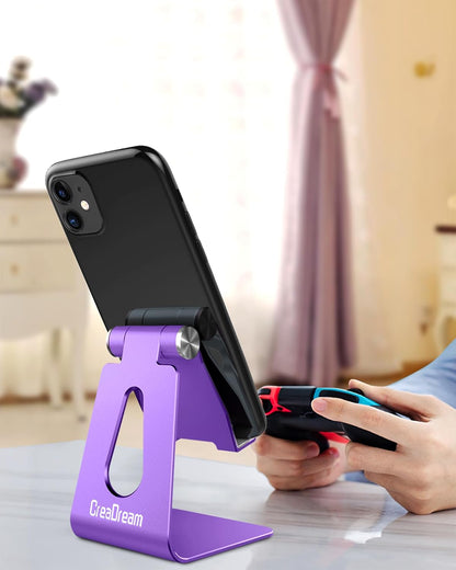 CreaDream Aluminum , Adjustable Phone Holder for Desk