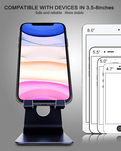 CreaDream Aluminum , Adjustable Phone Holder for Desk