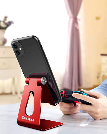 CreaDream Aluminum , Adjustable Phone Holder for Desk