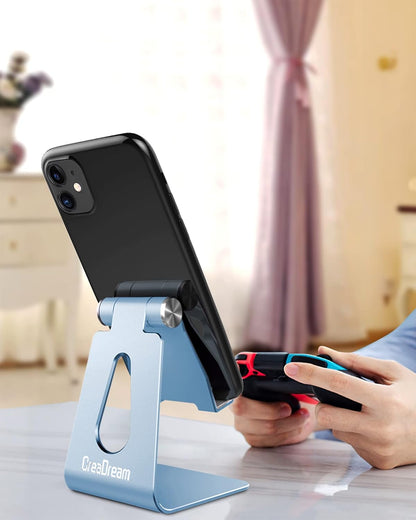 CreaDream Aluminum , Adjustable Phone Holder for Desk