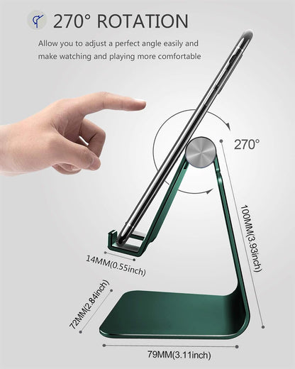 CreaDream Aluminum , Adjustable Phone Holder for Desk