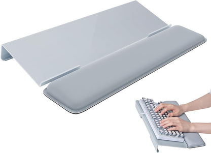 Computer Keyboard Wrist Rest, Keyboard Riser Stand for Desktop