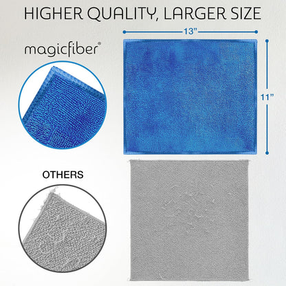 Microfiber Cleaning Cloth, Rags & Dish Towels, 12pk, Large 13x11