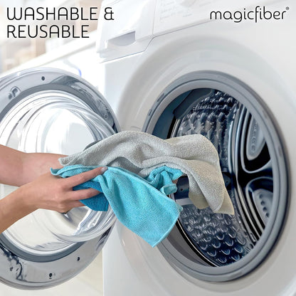 Microfiber Cleaning Cloth, Rags & Dish Towels, 12pk, Large 13x11