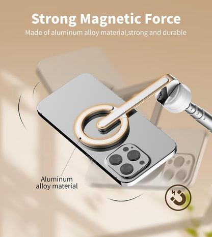 68" Magnetic Aluminum Phone Tripod Selfie Stick for iPhone & Android