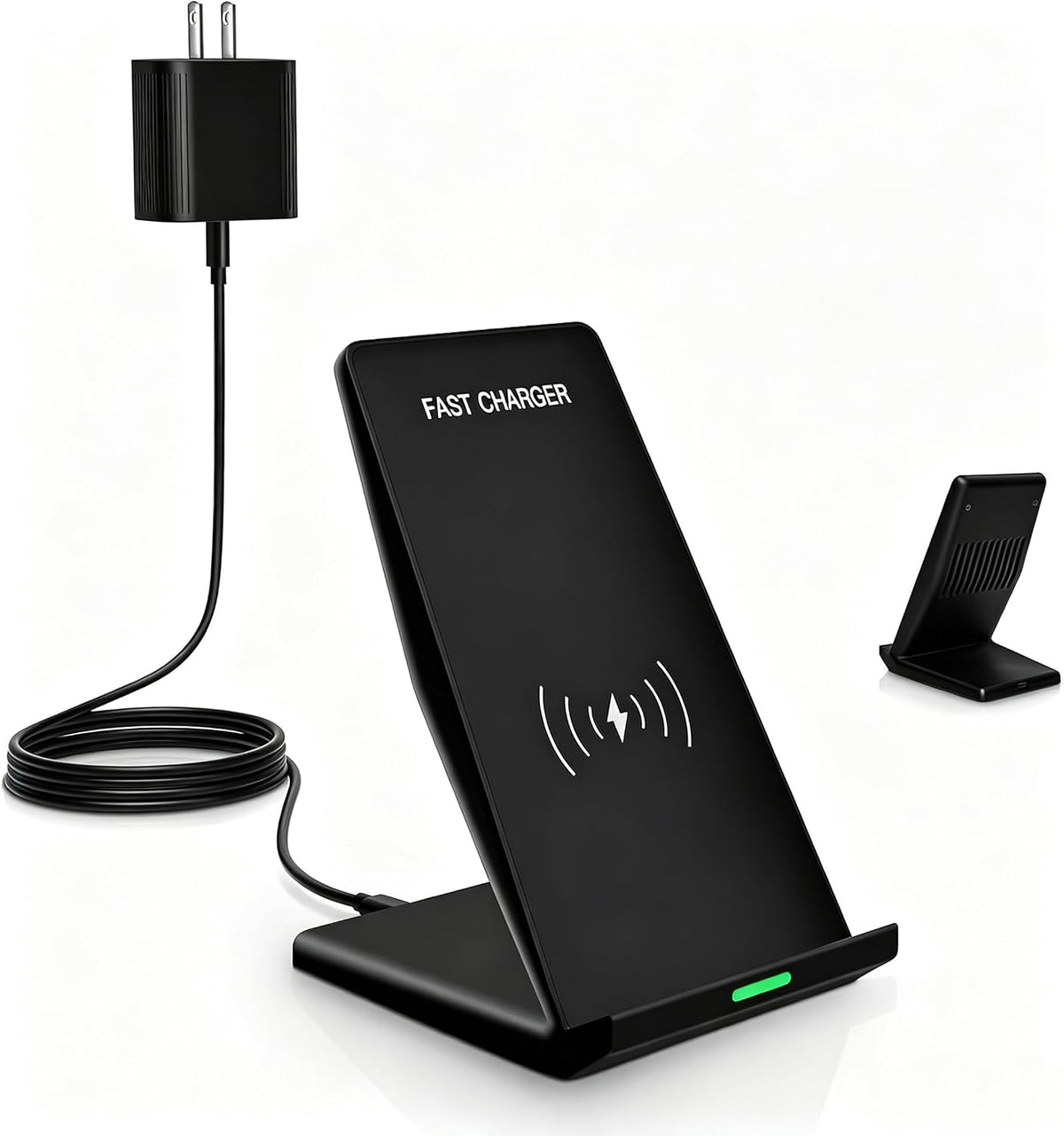Wireless Charger Station,15W Desk Wireless Charging Stand 20W USB C Adapter for Apple iPhone 17 Pro/17/17/Air/16 Pro/16E/16 Plus/15/14/13,Samsung Galaxy S25/S24/S23/S22/Z Flip Fold/Note 20,Google etc