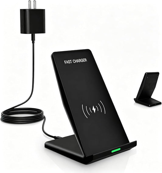 Wireless Charger Station,15W Desk Wireless Charging Stand 20W USB C Adapter for Apple iPhone 17 Pro/17/17/Air/16 Pro/16E/16 Plus/15/14/13,Samsung Galaxy S25/S24/S23/S22/Z Flip Fold/Note 20,Google etc