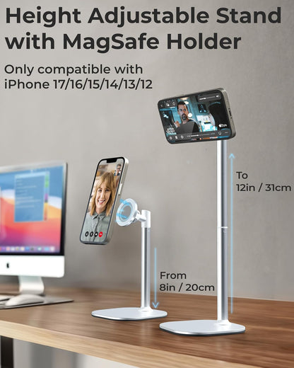 COOPER MagStand Magnetic Phone Stand for Desk, MagSafe Tripod, iPhone 17