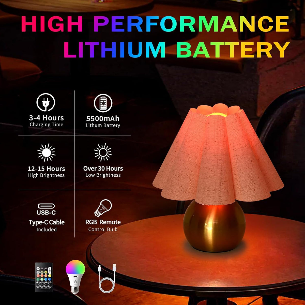 Gold Small Bedside Table Lamp for Bedroom, Brass Gold Bedroom Lamps for Nightstand, Cute Mini Table Lamps for Small Spaces with Scalloped Shade for Kitchen Counter, Bookshelf, Living Room, Kids Dorm