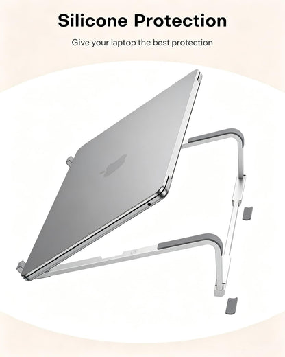 Portable Laptop Stand for Desk, Foldable Riser, MacBook Stand