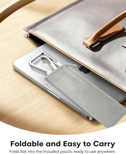 Portable Laptop Stand for Desk, Foldable Riser, MacBook Stand