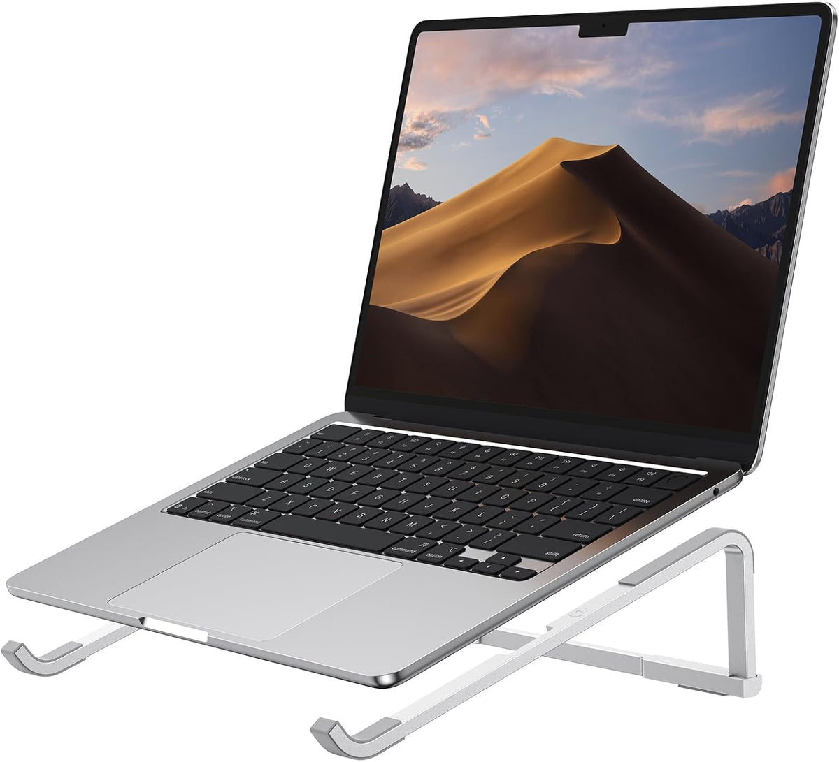 Portable Laptop Stand for Desk, Foldable Riser, MacBook Stand