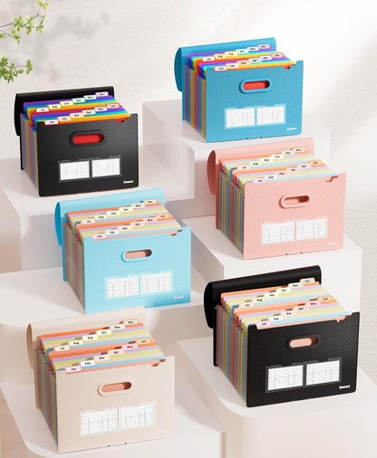 Accordion File Organizer, 13-Pocket Expanding File Folder Letter Size