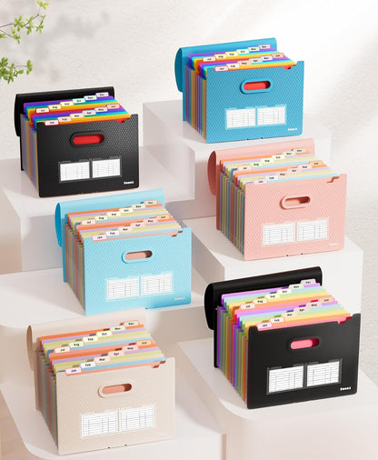 Accordion File Organizer, 13-Pocket Expanding File Folder Letter Size