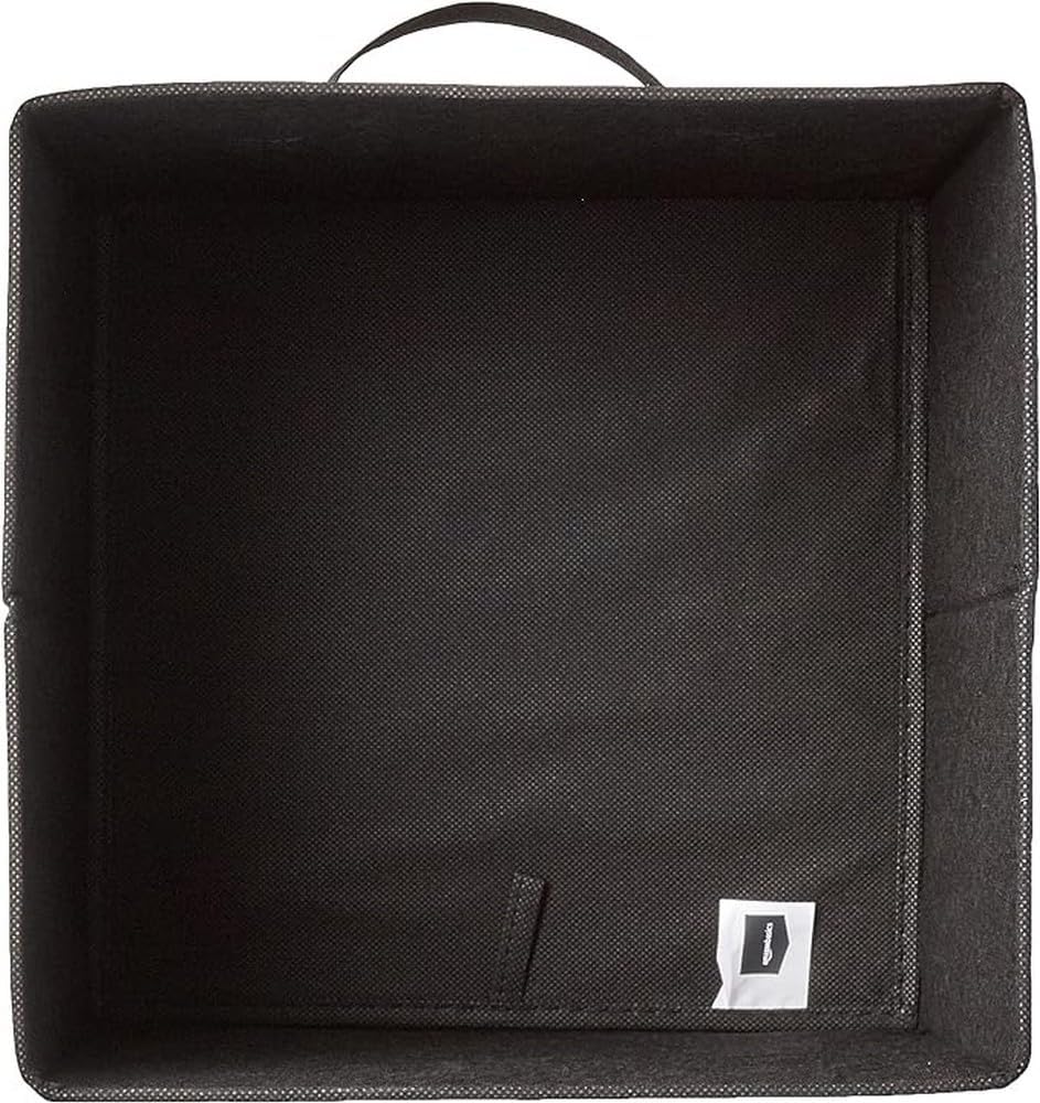 Collapsible Fabric Storage Cube Bins Organizer with Handles for Organization and Organizing Solution, 13"x13"x13", Beige, 6-Pack