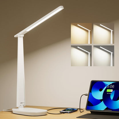 Honeywell LED Desk Lamp for Home Office Eye-Caring Dimmable Reading Light
