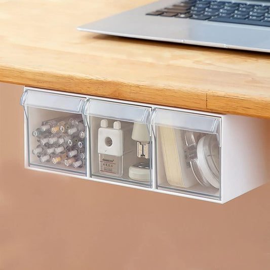 Under Desk Drawer Storage Self-Adhesive, Desk Organizers and Accessories