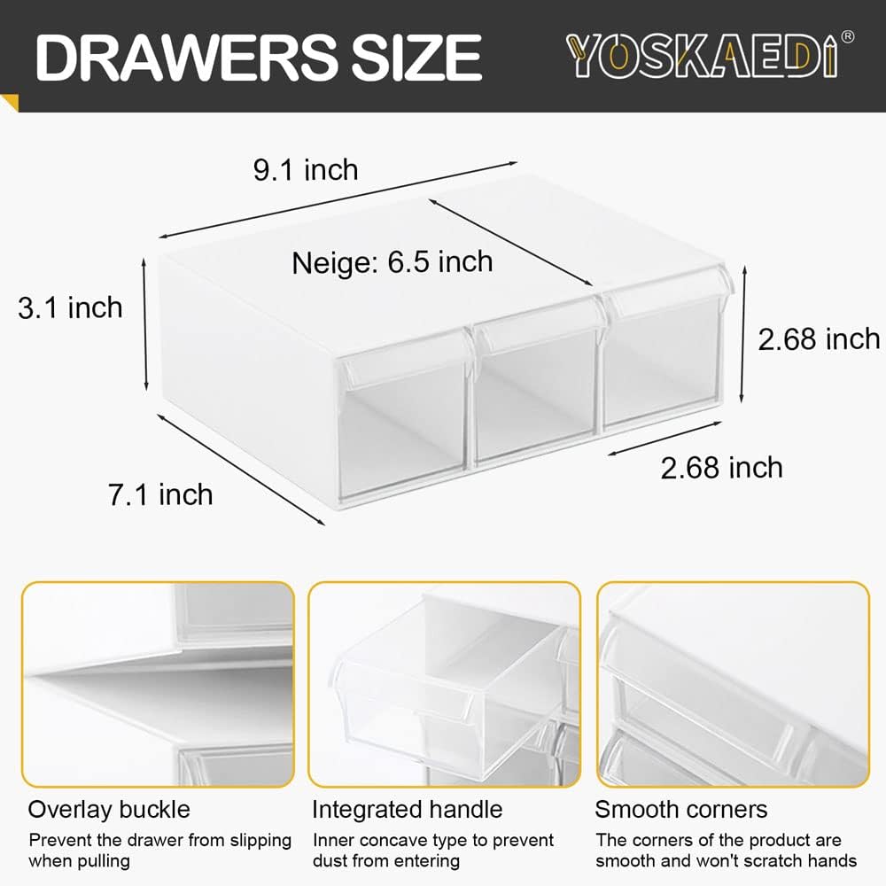 Under Desk Drawer Storage Self-Adhesive, Desk Organizers and Accessories