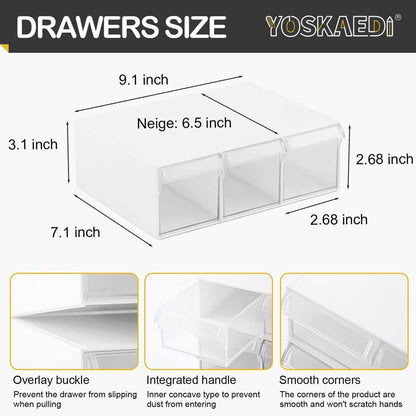 Under Desk Drawer Storage Self-Adhesive, Desk Organizers and Accessories