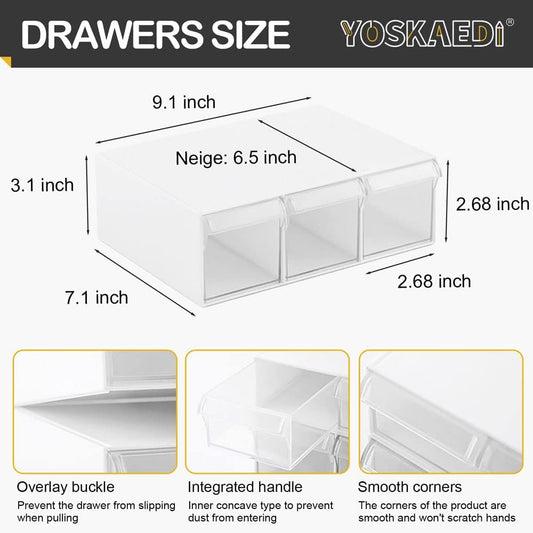 Under Desk Drawer Storage Self-Adhesive, Desk Organizers and Accessories