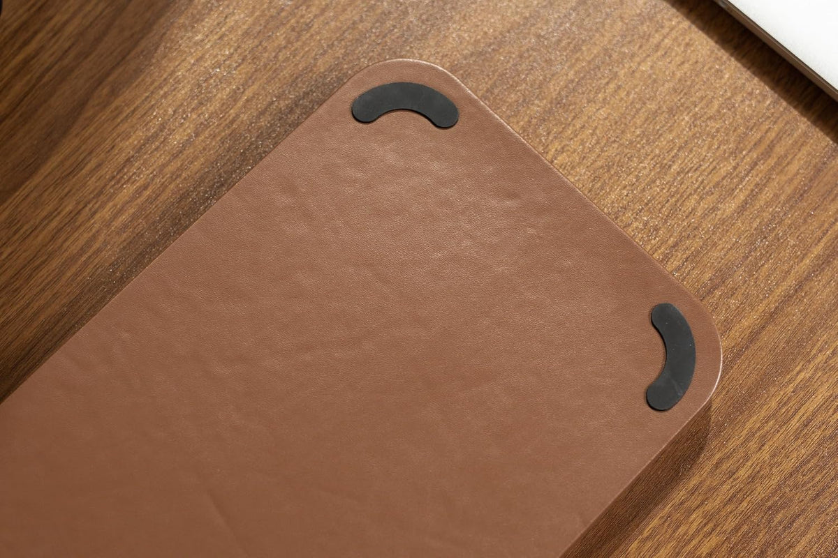 Leather Catchall Multitray (Design 3) - 11.65 x 7.75 x 0.8, Nightstand Entryway Bedside Dump Tray Valet Organizer for Keys Phone Wallet Watch Glasses Pens, Office Desk Accessory for Men, Green