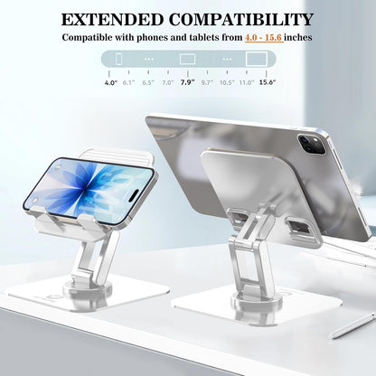 iPad Stand, 360° Rotating iPad Tablet Stand Holder for Desk, Black