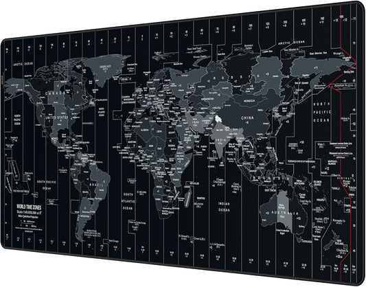 Large Gaming Mouse Pad, Extended XXL Desk Mat 35.4×15.7 Inches Map