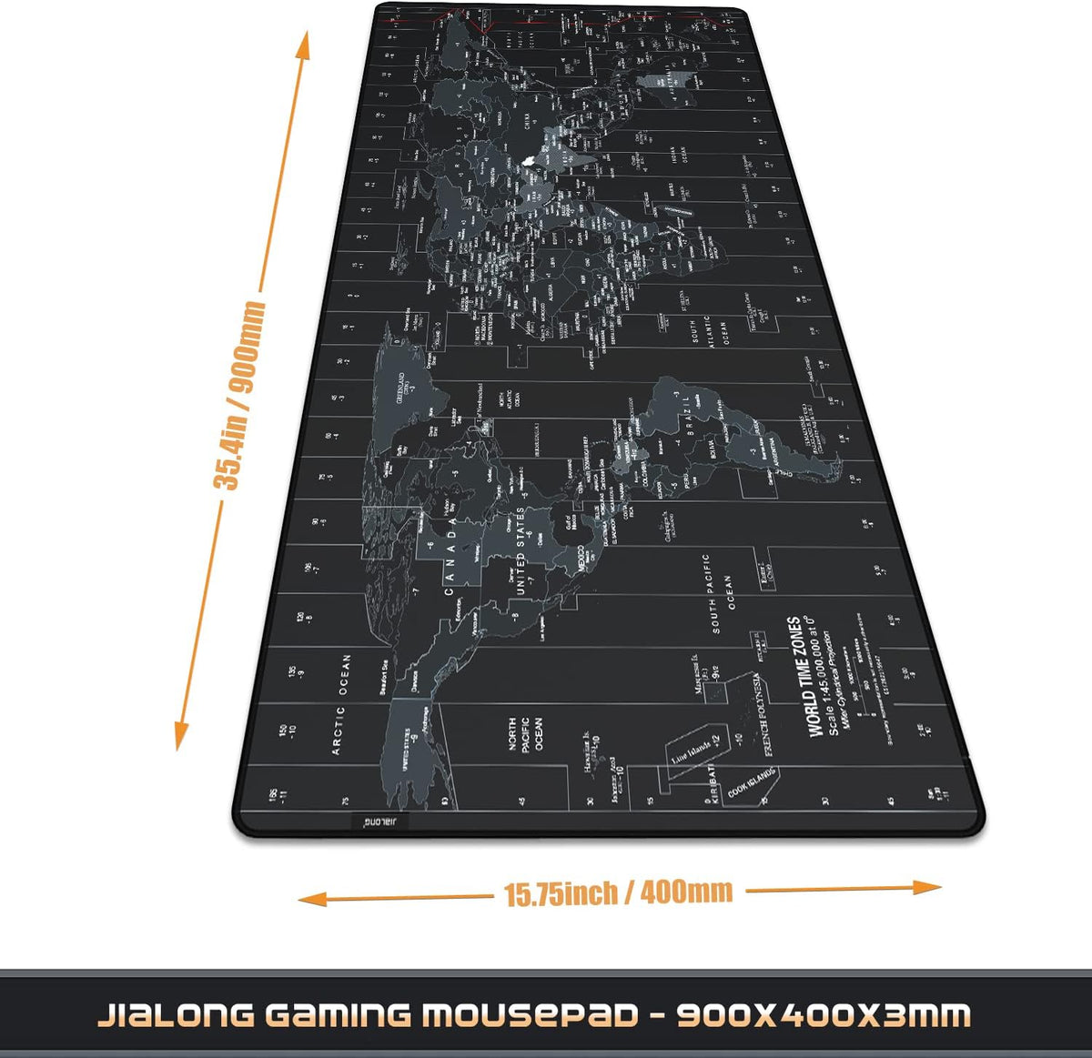Large Gaming Mouse Pad, Extended XXL Desk Mat 35.4×15.7 Inches Map