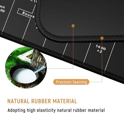 Large Gaming Mouse Pad, Extended XXL Desk Mat 35.4×15.7 Inches Map