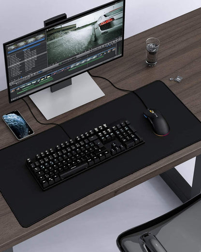 Large Gaming Mouse Pad, Extended XXL Desk Mat 35.4×15.7 Inches Map