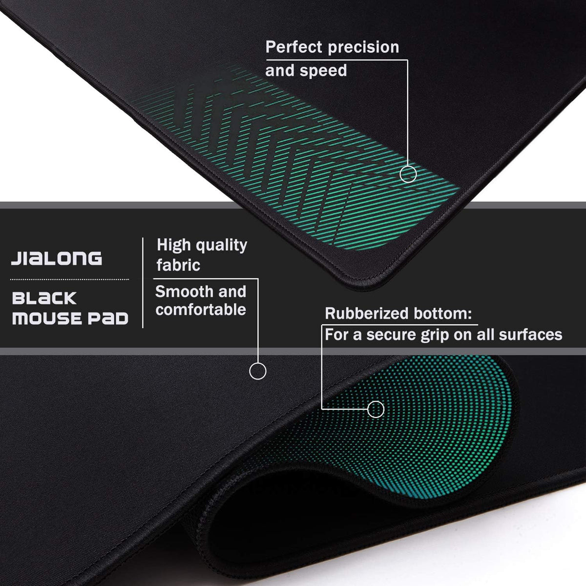 Large Gaming Mouse Pad, Extended XXL Desk Mat 35.4×15.7 Inches Map