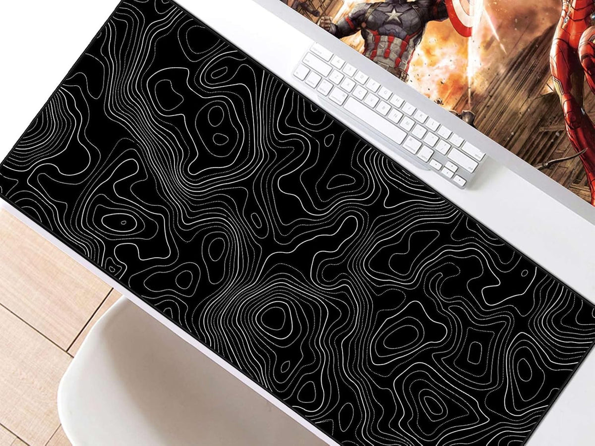 Large Gaming Mouse Pad, Extended XXL Desk Mat 35.4×15.7 Inches Map
