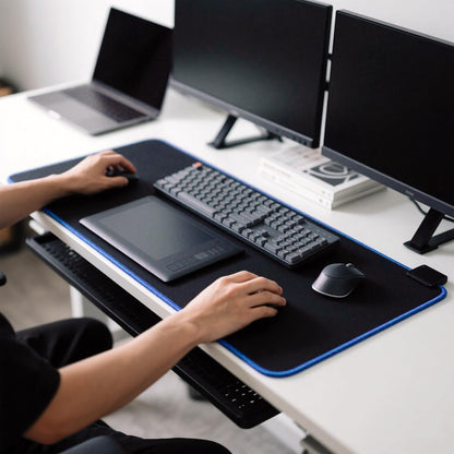Large Gaming Mouse Pad, Extended XXL Desk Mat 35.4×15.7 Inches Map