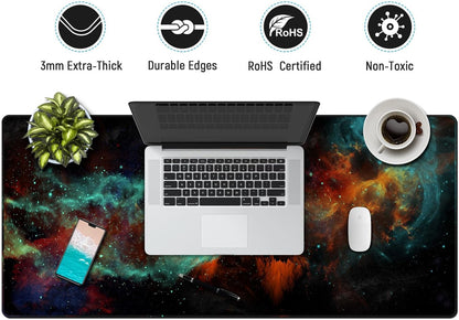 Large Gaming Mouse Pad, Extended XXL Desk Mat 35.4×15.7 Inches Map