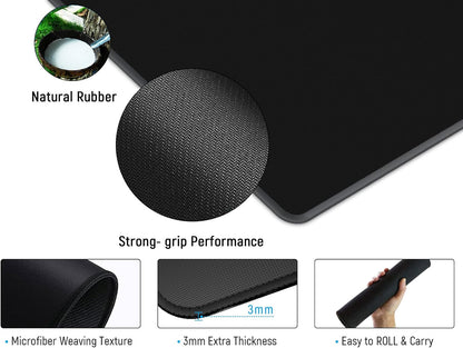 Large Gaming Mouse Pad, Extended XXL Desk Mat 35.4×15.7 Inches Map