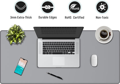 Large Gaming Mouse Pad, Extended XXL Desk Mat 35.4×15.7 Inches Map